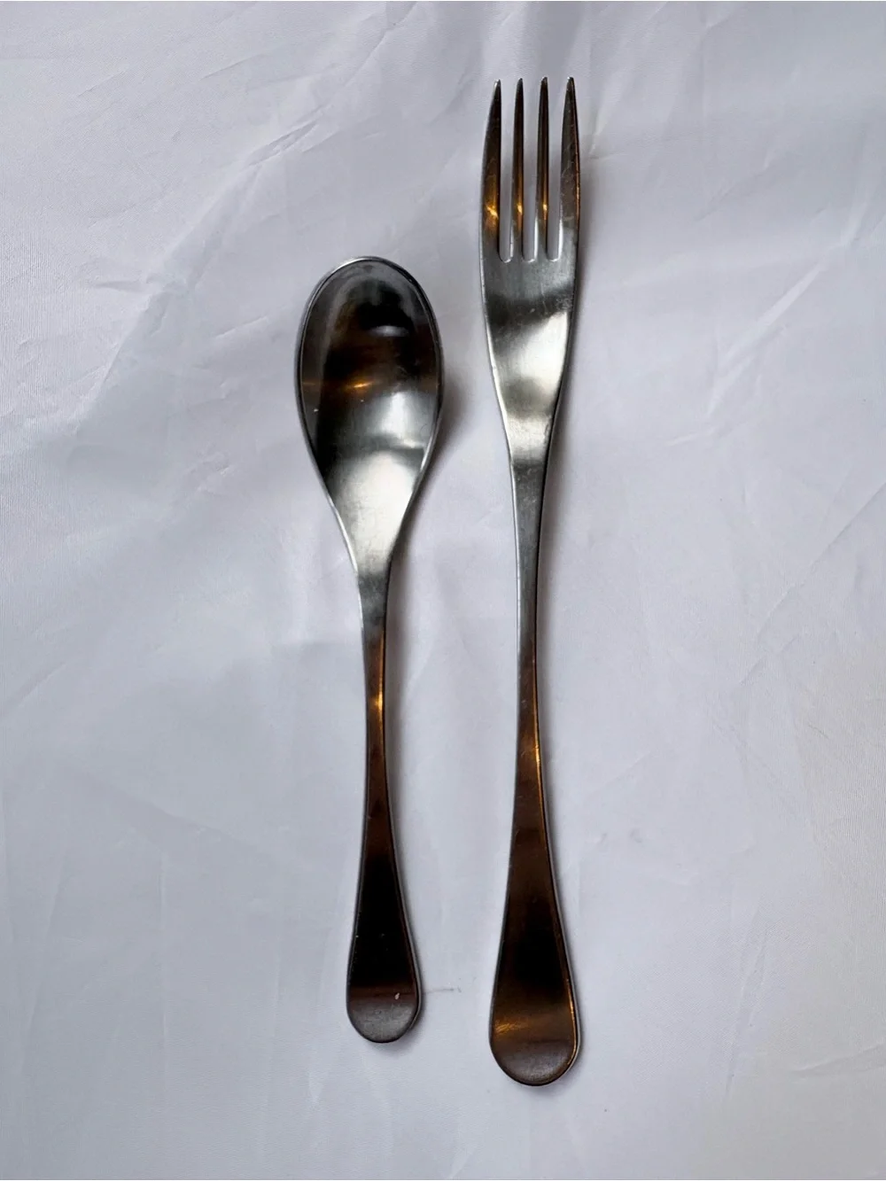 Robert Welch 18/10 Stainless Steel Spoon and Fork Set - Silver Tone